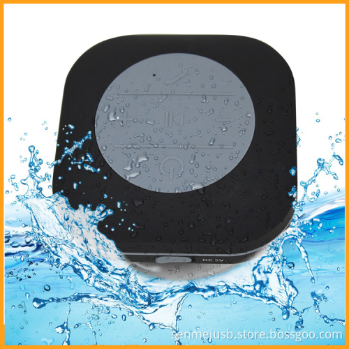 Portable Mini Bluetooth Shower Speaker Wireless with Suction Cup